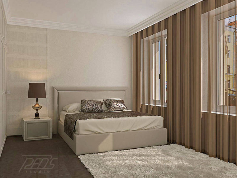 Дизайн интерьера светлой спальни